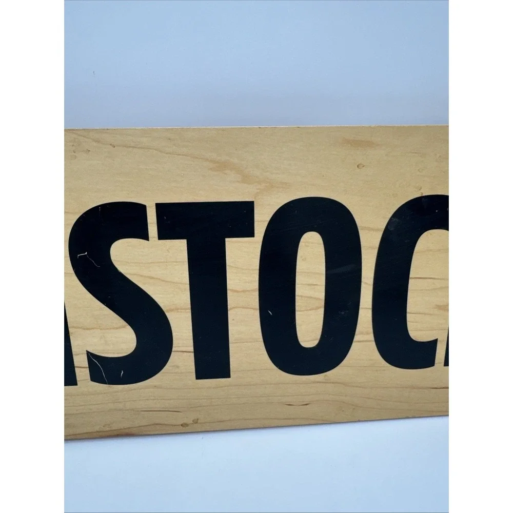 Birkenstock Display Shoes Wooden Name Brand Sign Shoe Store Advertising 29.5